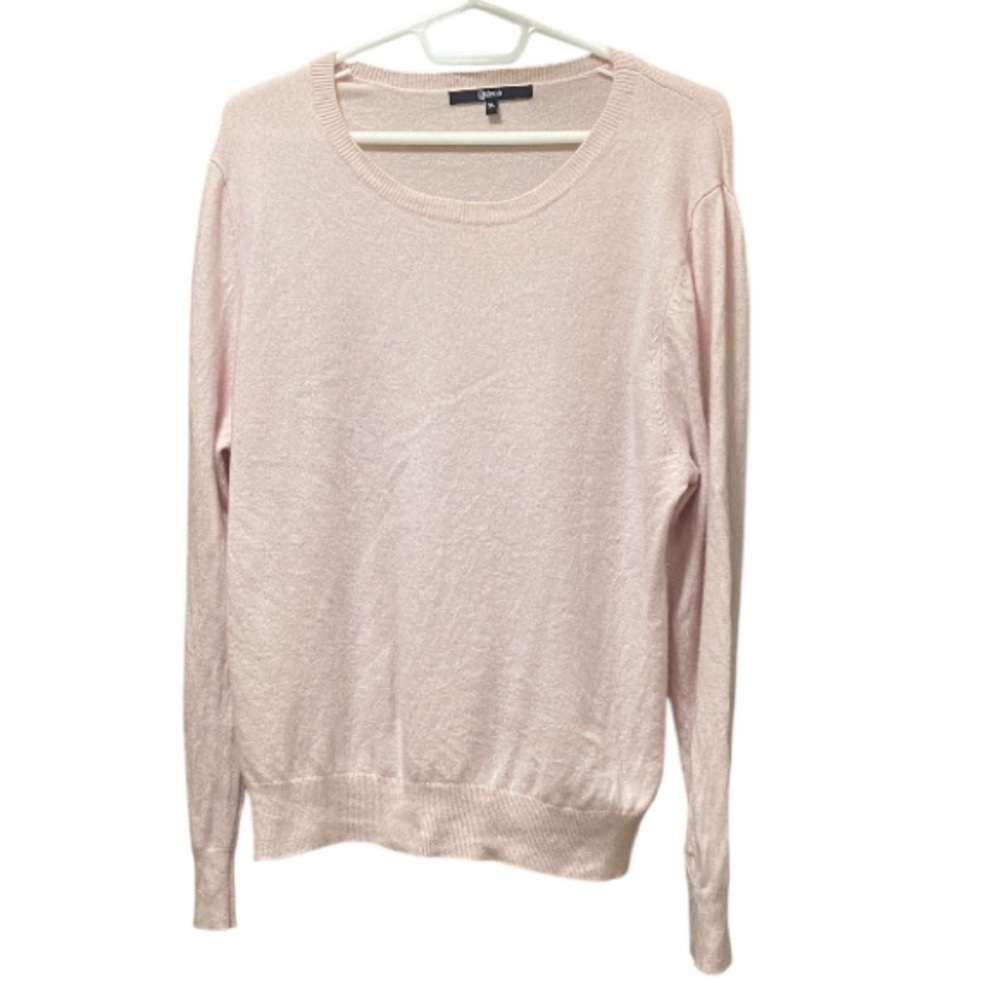 Quince Mongolian cashmere Light Pink Crewneck Sweater XL - Picture 2 of 6